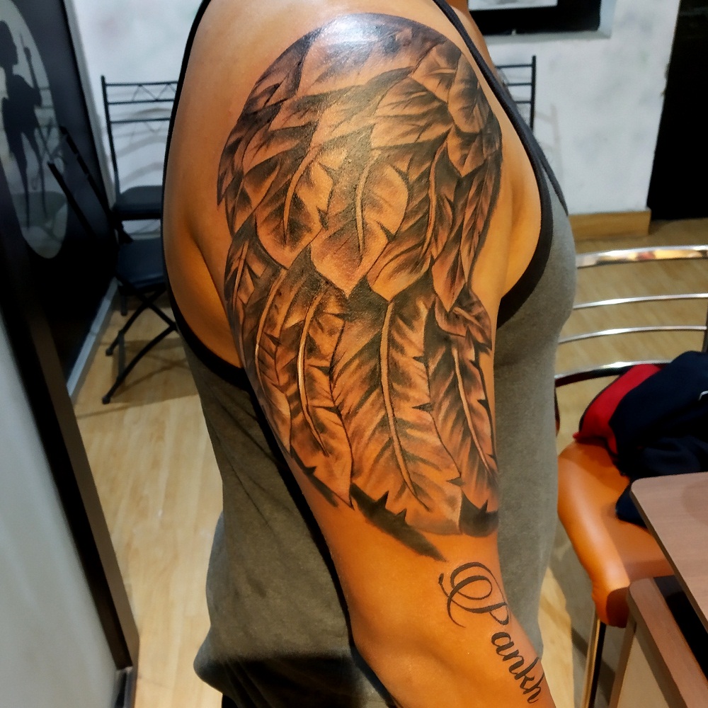 wings tattoo, wings tattoo for men