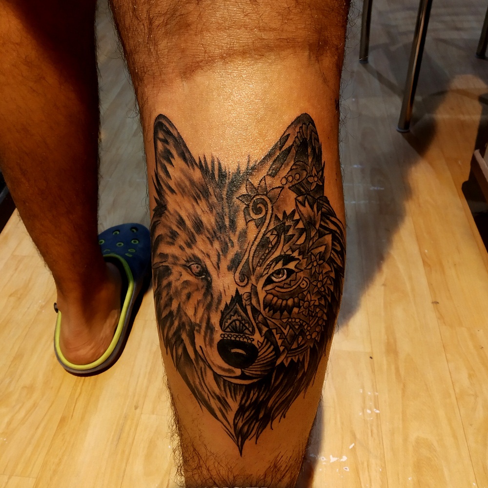 wolf tattoo, wolf tattoo design