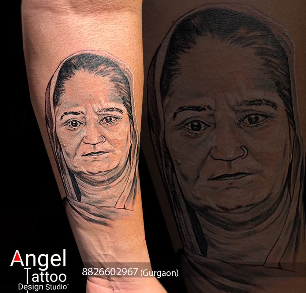 Mother Portrait Tattoo3