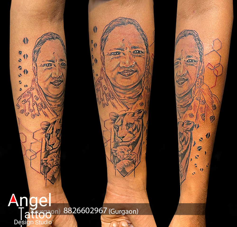 Best Portrait Tattoo Artist Gurgaon India