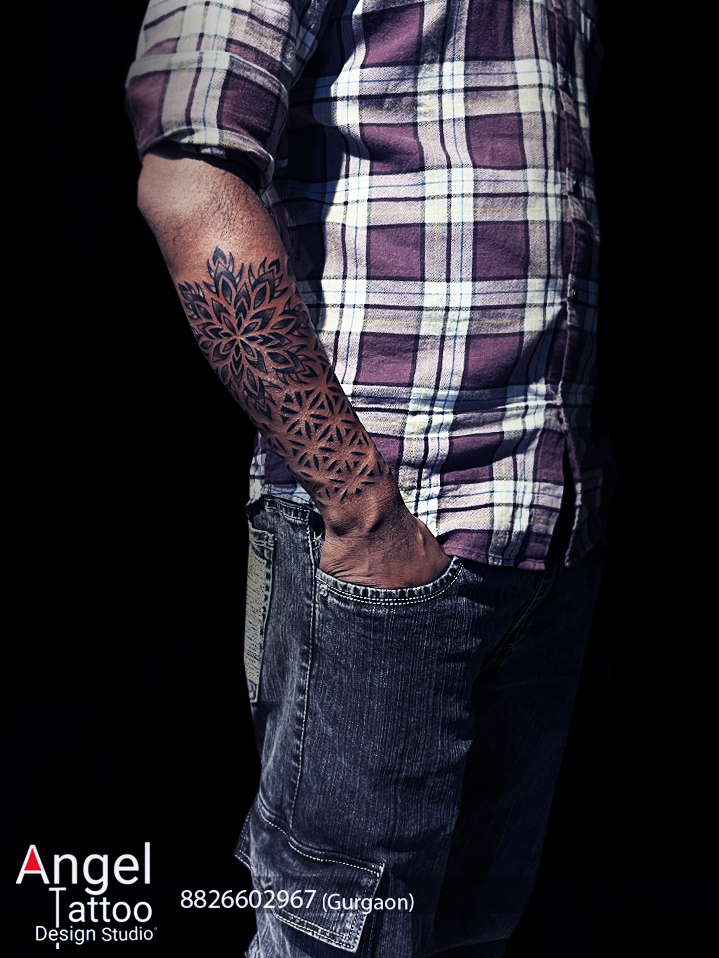 Mandala Forearm Tattoo 02