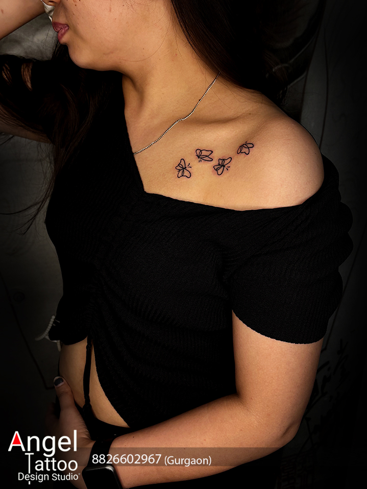 Small Butterflies Tattoo 2