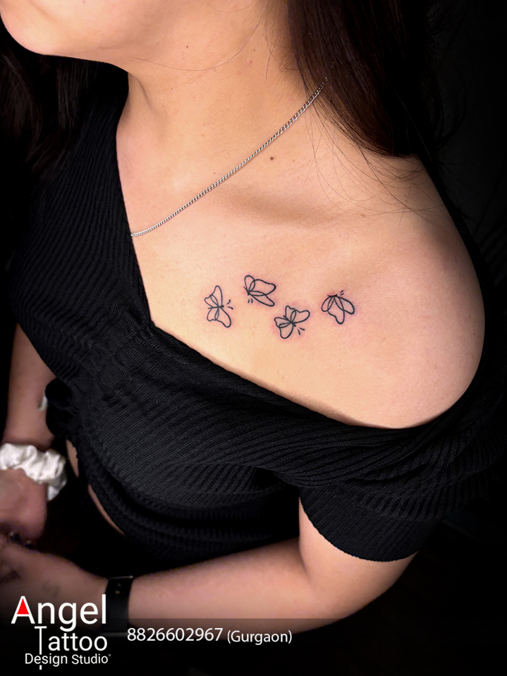 Small Butterflies Tattoo
