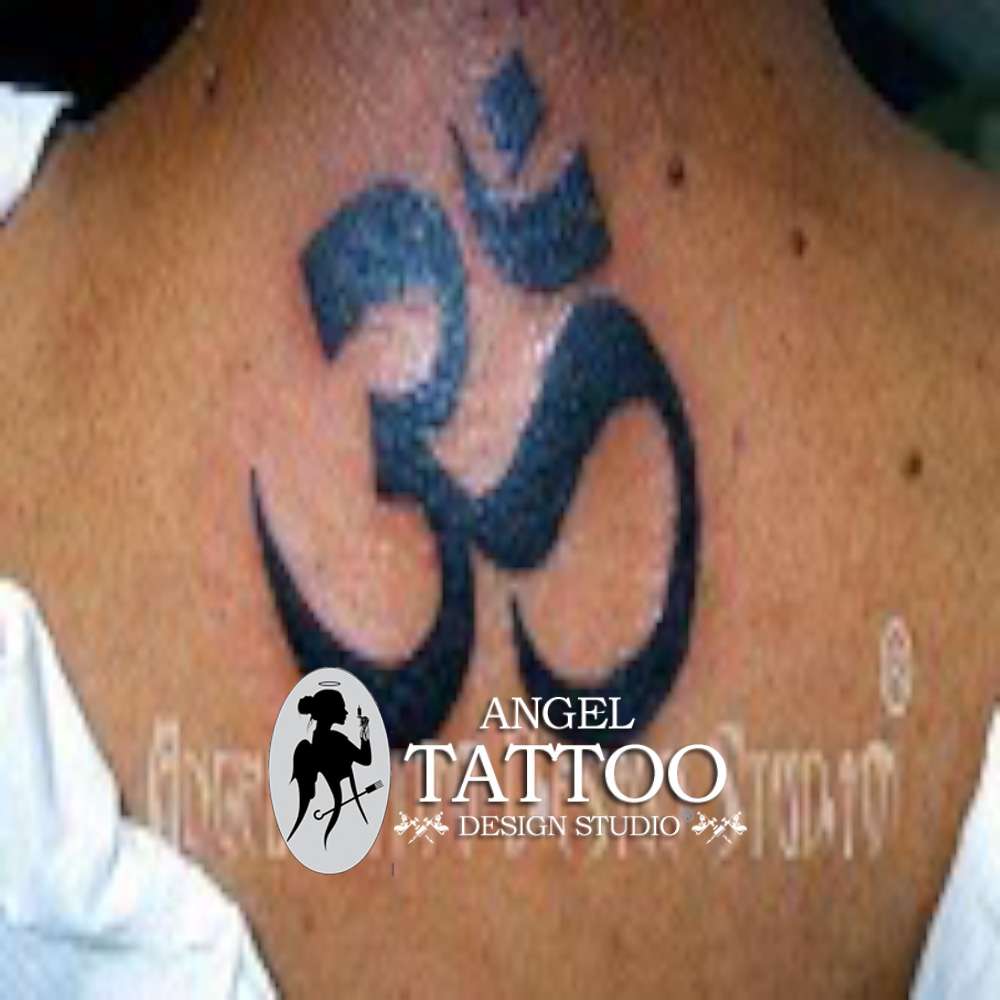 Swastika And Om Symbol Tattoo