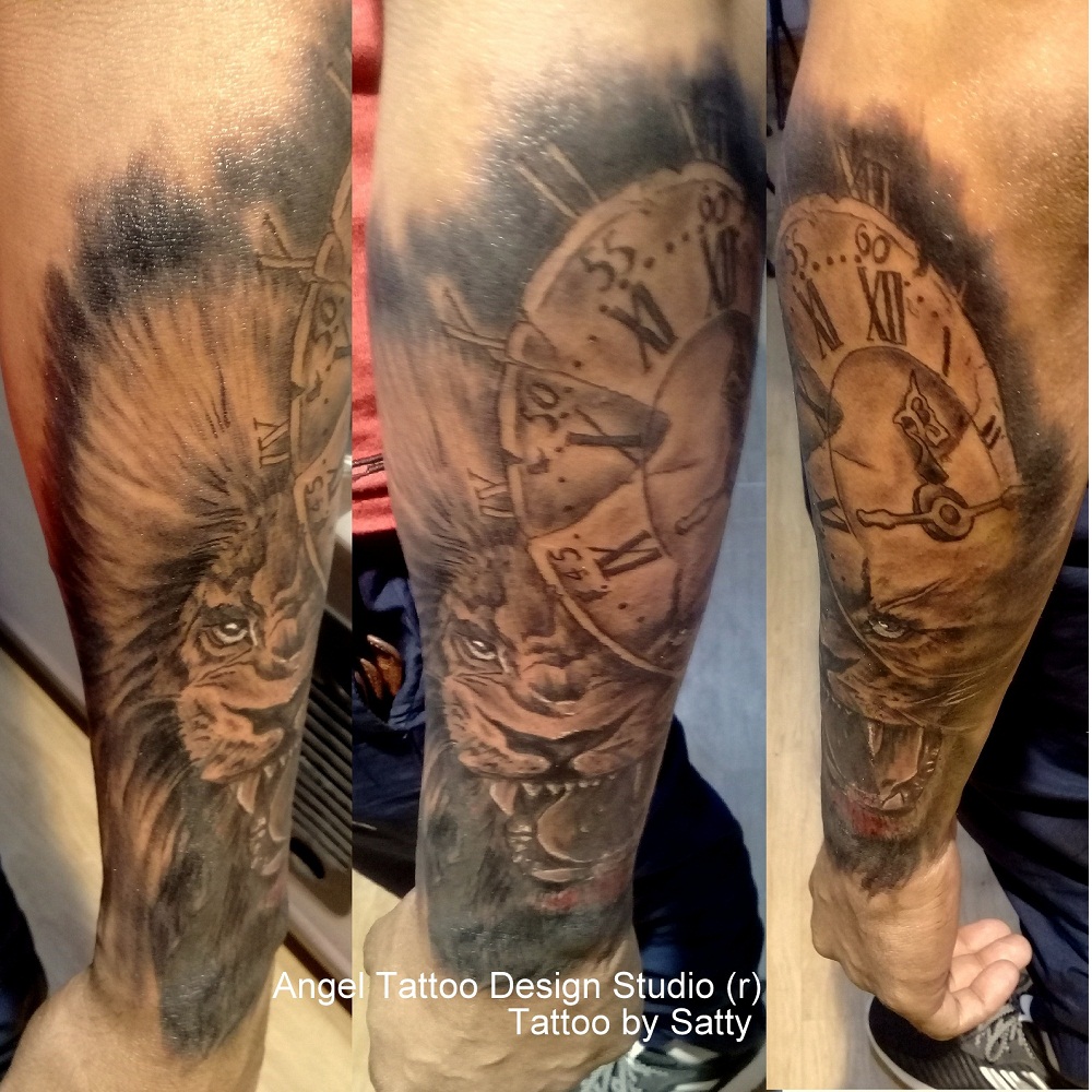 lion tattoo, lion, tattoo, lion tattoo design, tattoo gurgaon